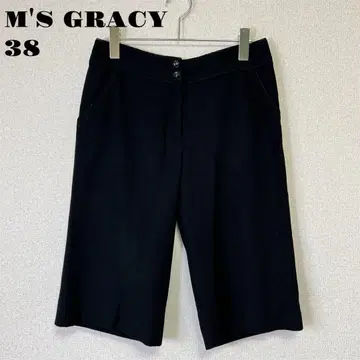 M'S GRACY 하프 팬츠 리본 블랙 38 M 사이즈 포멀