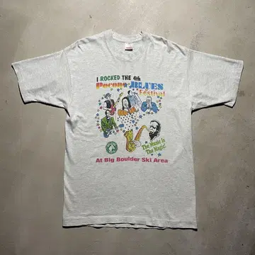 95s POCONO BLUES FESTIVAL 티셔츠 빈티지 JAZZ