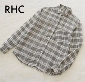 RHC 론 헤르만 린넨 체크 셔츠