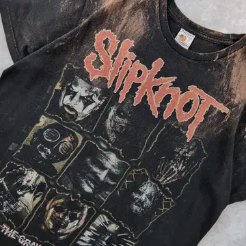SLIPKNOT 밴딩 티셔츠 양면 프린트 M 147