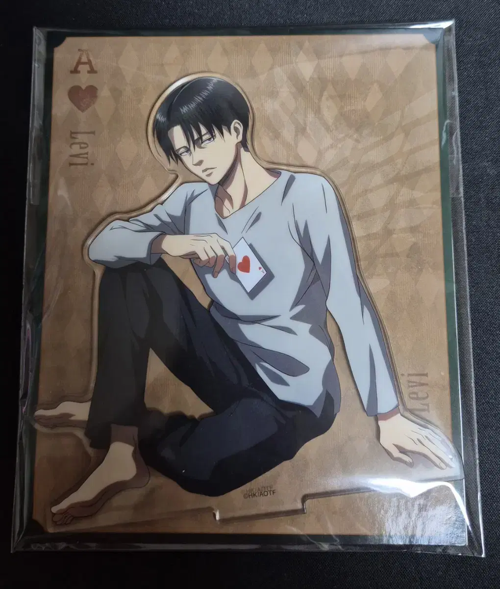 Sealed Attack on Titan Levi Trump acrylic stand