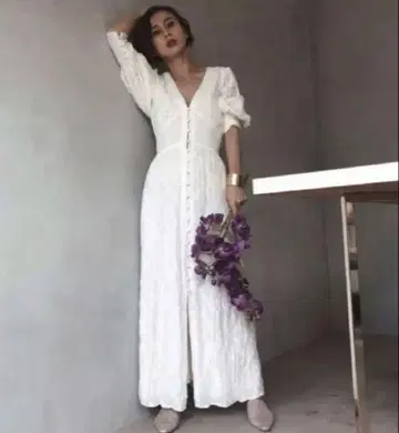 아메리빈티지 코튼 레이스 원피스
