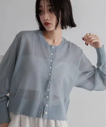 로리즈팜 시어 크루 가디건 326639