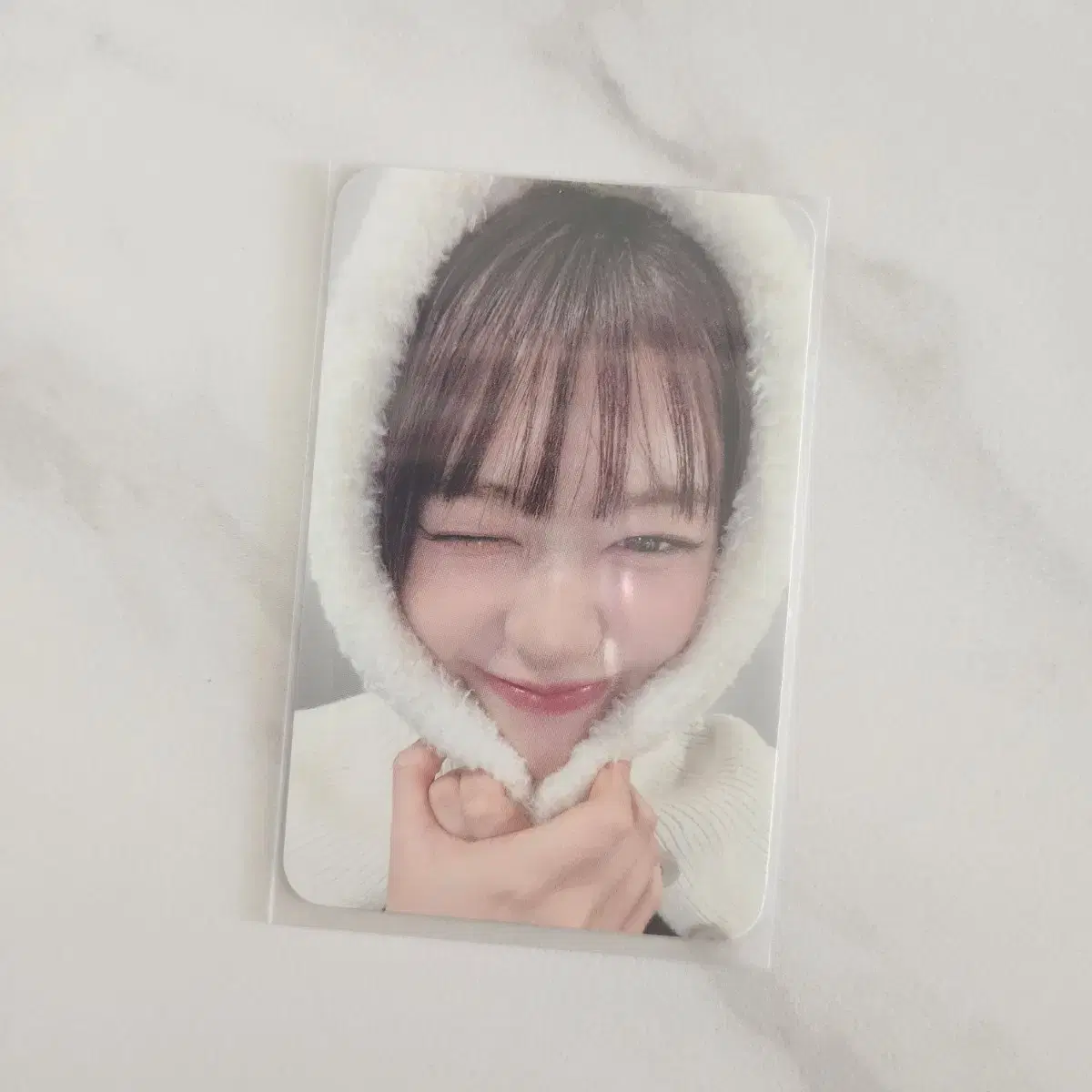 아이브 안유진 엠파시 사운드웨이브 사웨 후드 포토카드