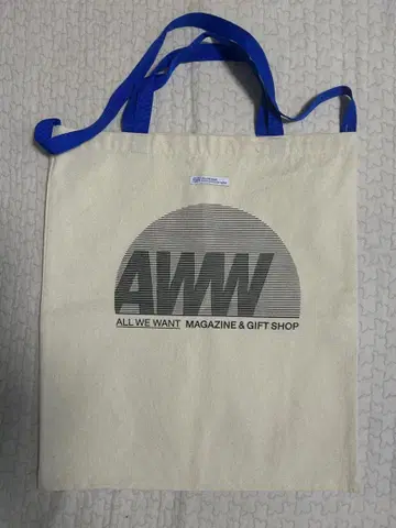 AWW BELIEVE BAG 토트백 Tote Bag 스티커 포함