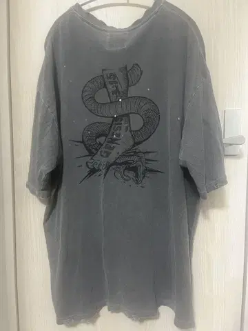 Someit 티셔츠 빈티지 가공