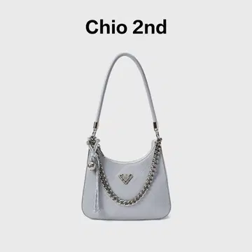 Chio 2nd 라이트 그레이 숄더백
