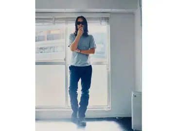 새상품급 TENDERLOIN T-TEE POCKET 마블링 포켓 티셔츠