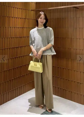 투모로우랜드 더블 페이스 노트 와이드 풀오버