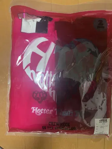 hth 세트 티셔츠 화이트 블랙 프리 사이즈