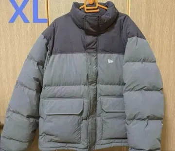 뉴에라 다운 자켓 립스탑 올리브 뉴에라