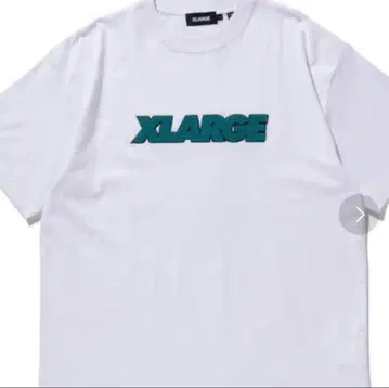 무료배송 XLARGE 로고 자수 티셔츠 화이트