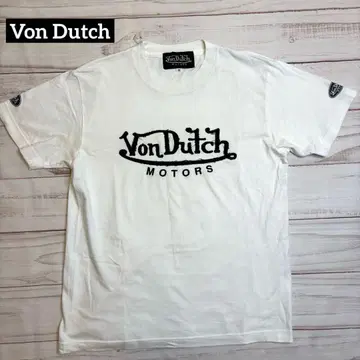 Von Dutch MOTORS 00s Y2K 로고 반팔 티셔츠