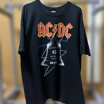 AC/DC BlackIce Worldtour 오리지널 티셔츠 2009