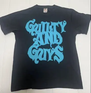 guiltyguys 반팔 M 블랙 스카이블루