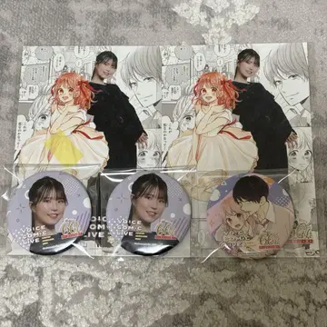 이코마 유리 캔뱃지 엽서 세트
