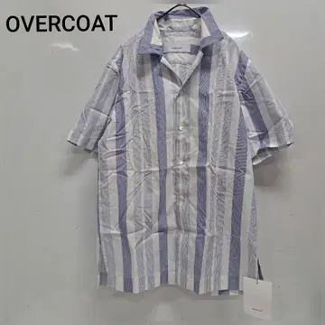 미사용 OVERCOAT 숏 슬리브 오픈 카라 셔츠 1 일본제