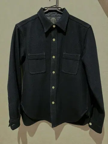 HOOPER'S WORKS 네이비 긴팔 셔츠 아메카지