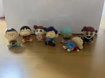 크레용 신짱(짱구는 못말려(크레용 신짱)) 가챠가챠 7종 피규어 모음