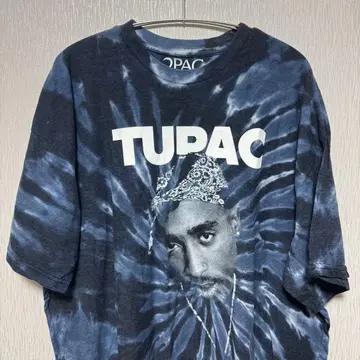 2PAC 티셔츠 미국 빈티지 의류 힙합 밴딩 티셔츠 4XL