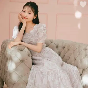 An MILLE Flower 셔링 OP 원피스