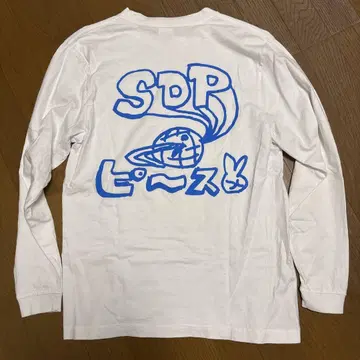 스차다라파 지구본 로고 롱 T 셔츠 SDP 랩 T 셔츠 힙합 의류
