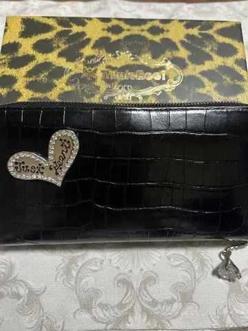 Think Bee! 비 사파리 라운드 지갑 크로코 무늬 가죽