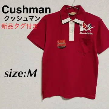 새상품 Cushman 쿠시맨 90년대 피케 셔츠 로커빌리 양면 자수
