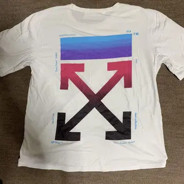 OFF-WHITE 그라데이션 화살표 티셔츠