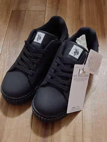 U.S. POLO ASSN 통굽 볼륨 밑창 로우 컷 스니커즈 23.5