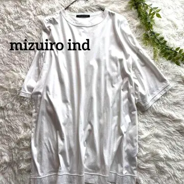 mizuiro ind 미즈이로 인드 프릴 소매 컷 티셔츠 풀오버 티셔츠