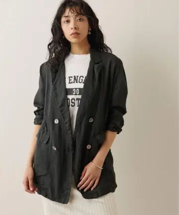 라미 자켓 블랙