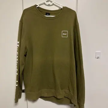 HUF 올리브 맨투맨 XL