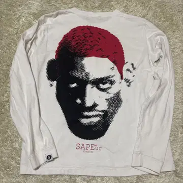 SAPEur 사풀 긴팔 티셔츠 화이트 롱T