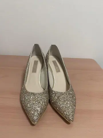 글리터 하이힐 펌프스 23.5cm