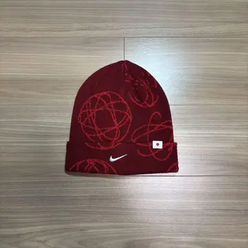 Nike 그래픽 디자인 니트 모자 비니 모자 빨간색