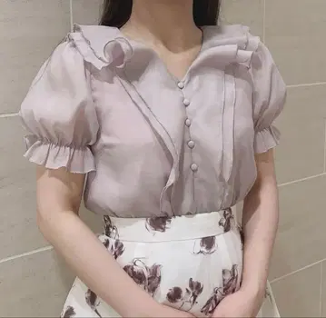anmile 블라우스 핑크