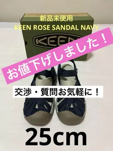 KEEN 로즈 샌들 네이비