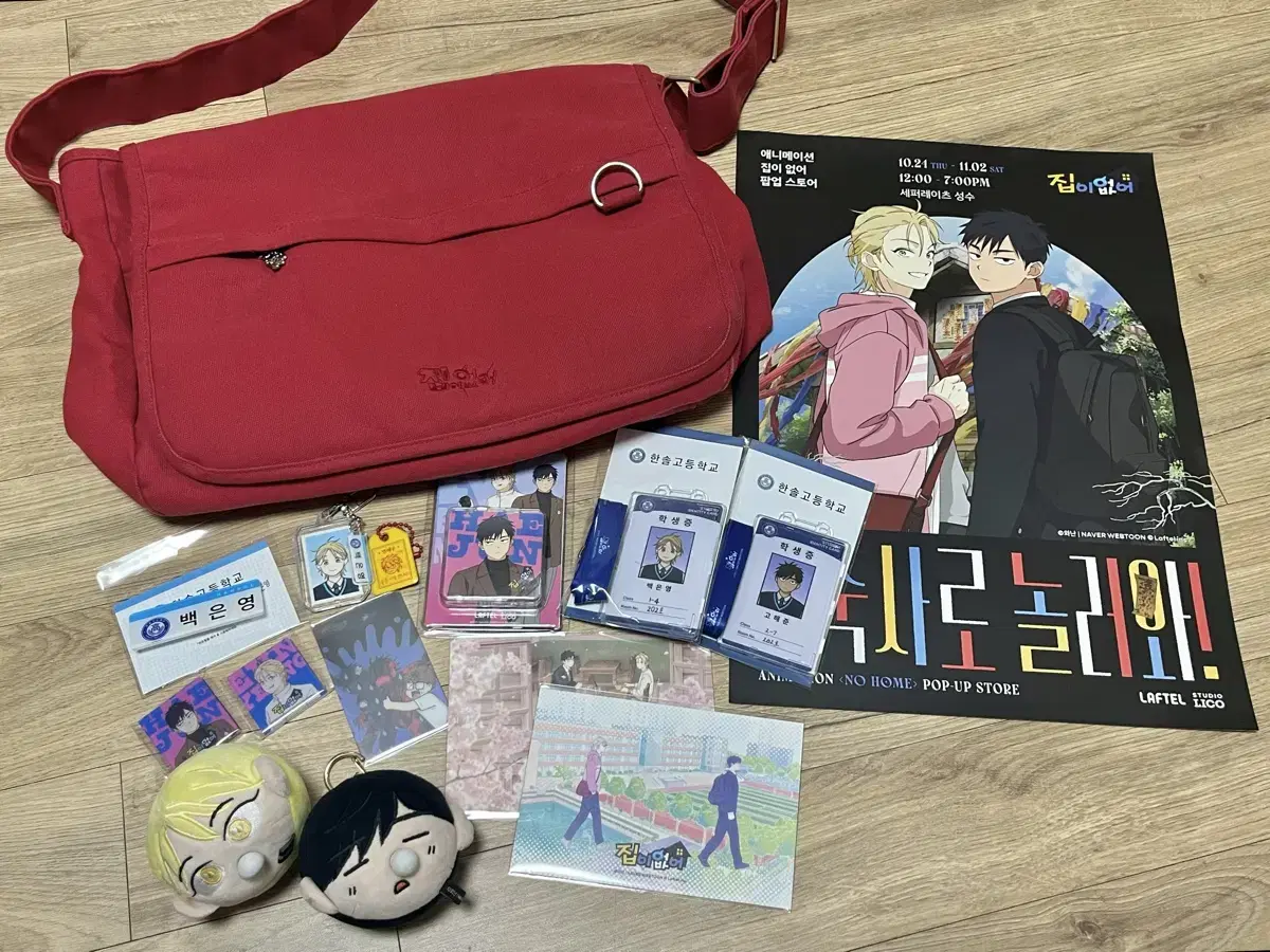 Bulk) I Don't Have a Home Go Hae-jun Baek Eun-young Bag Doll Student ID Name Tag