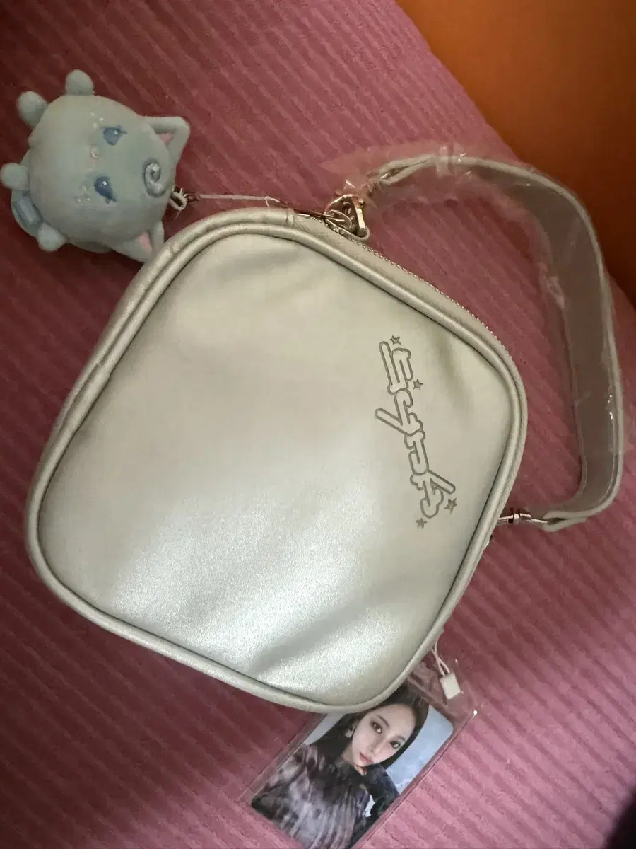 Aespa cdp album Armageddon + pouch + Karina doll key ring full set