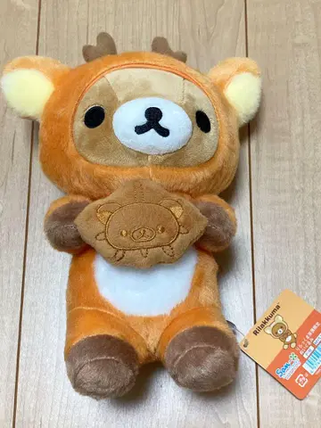 미야지마 리락쿠마 찻집 한정판 리락쿠마 사슴 봉제 인형