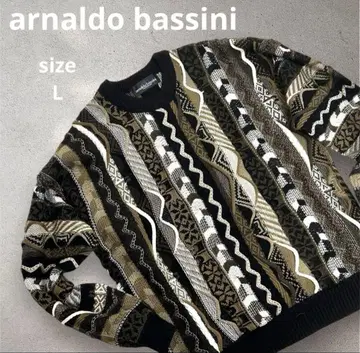 arnaldo bassini size L 3D 입체 편직 니트