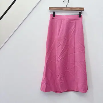 로페피크닉/플레어 스커트/롱/우아한/허리밴딩/무지/올 시즌