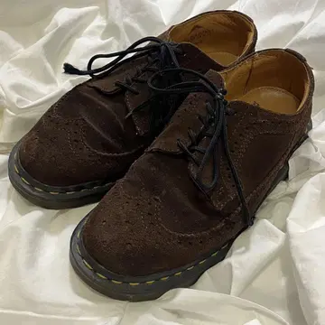 Dr.Martens 브라운 스웨이드 로퍼 made in England