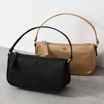 미사용 랄프 로렌 나일론 파우치 미니 백 블랙
