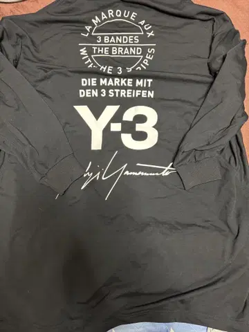 Y-3 15주년 오버 사이즈 맨투맨