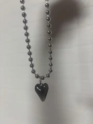 조조타운 하트형 펜던트 목걸이