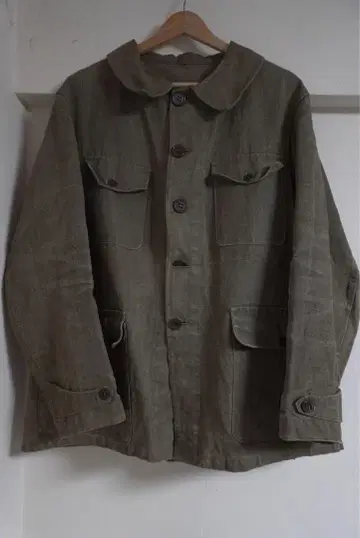 30년대 그린 린넨 헌팅 자켓 Huntingjacket