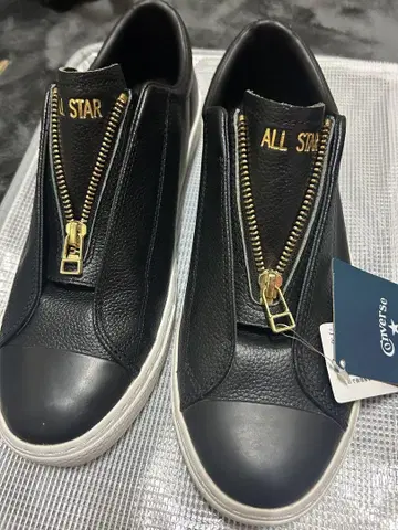 컨버스 ALL STAR 지퍼 신발 블랙