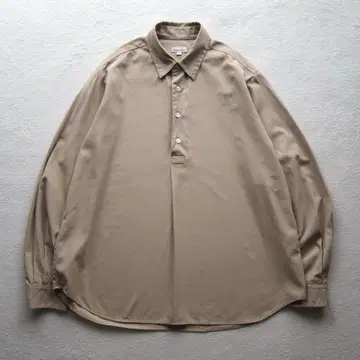 Steven Alan 풀오버 롱 슬리브 셔츠 베이지 일본제 S